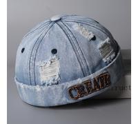 1 cappello in lavato e sfilacciato, con 3D di lettere in uno stile e audace. Design unisex, a circonferenze della testa grandi, che rende il più piccolo. Traspirante per ed estate
