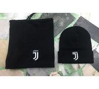 1 CAPPELLO LANA + SCALDACOLLO PILE JUVENTUS UFFICIALE NUOVO LOGO CAP OFFICIAL
