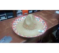 1 cappello sombrero diametro 48 cm messicano mare spiaggia champions paglia