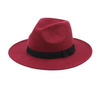 1 cappello vintage jazz Fedora, cappello alla moda, in feltro, per uomo e donna, in feltro, a tesa larga, estivo, da indossare tutti i giorni, in maschera, per attività all'aperto, colore giallo,