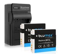 1 caricabatterie + 2 batterie per Canon NB-6L compatibile con Canon PowerShot D30 SX170 SX240 SX260 SX270 SX280 SX500 SX510 SX520 SX530 SX600 SX610 SX700 SX710 S95 S1000000000 S120. S200 batteria