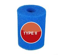 1 cartucce di ricambio per filtro per piscina, perfette per Intex tipo IIIVID, riutilizzabili e lavabili, 1 spugna filtrante (II)
