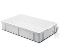 1 Cassetta cesta service plastica per alimenti 60X40 H 8 LT 19 da trasporto