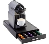 1 Cassetto Porta Capsule per Nespresso Originalline capacità 50 Capsule Nero