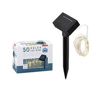 1 catena luminosa a LED in filo di rame con luci decorative, 50 luci a LED (1 catena di luci a LED)