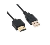 1 cavo da HDMI a USB, cavo di alimentazione da USB a HDMI maschio, rame puro 0,5 m