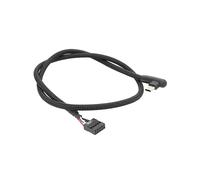 1 Cavo USB da 9 Pin un Tipo C per la Scheda Madre del Computer, la Linea nel Rete Antischermatura Migliora la Stabilità e la Velocità 60 cm