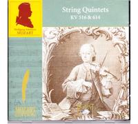1-CD MOZART - STRING QUINTETS KV 516 & 614 - ORLANDO QUARTET