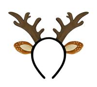 1 cerchietto con corna di corna dolce, forcina per capelli corna marrone, fascia per corna di renna natalizia, adatta per carnevale, Natale, mascherata