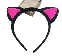 1 cerchietto per capelli con orecchie da gatto, accessorio per feste in costume (P1)