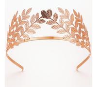 1 cerchietto per capelli da dea greca, accessorio per capelli con foglie di ulivo dorate, corona per capelli da sposa, corona per donne e ragazze, per matrimoni, festival, servizi fotografici