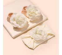 1 Cerchietto per capelli decorato con fiori in tessuto per bambini e 1 coppia di calzini a tema amore e San Valentino Tagli UnicaTessuto