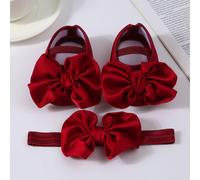 1 Cerchietto per neonati con fiocco + 1 paio di calzini per bambini, regalo di compleanno e San Valentino per neonati Tagli UnicaTessuto