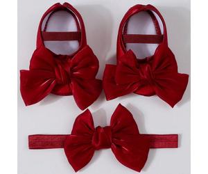 1 Cerchietto per neonati con fiocco e 1 Paio di scarpine primi passi per neonati, stile San Valentino Love 1D 0-6 mesi,1A 6-12 mesi,1C 6-12 mesi,Fiocco nero 0-6 mesi,Fiocco rosa 0-6 mesi,1G 0-6 mesi,1