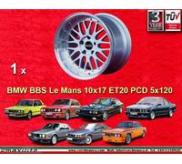 1 cerchio BBS Le Mans BMW 10x17 ET20 M3 E30 E28 E34 E39 E61 E32 E38 E31