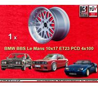 1 cerchio BBS Le Mans BMW E30 E21 10x17 ET23 PCD 4x100 wheel Felge jante