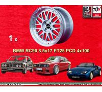 1 cerchio BBS Le Mans BMW E30 E21 8.5x17 ET25 PCD 4x100 wheel Felge jante
