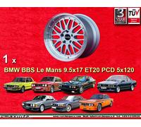 1 cerchio BBS Le Mans BMW M3 E30 E28 E34 E39 E61 E32 E38 E31 9.5x17 ET20 wheel