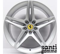 1 CERCHIO IN LEGA FERRARI SF90 11,5 X 20 " ORIGINALE SILVER NUOVO 959434