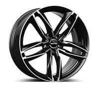 1 CERCHIO IN LEGA GMP ATOM LP 8x18 5/112 ET25 C.B. 66,5 Black Diamond