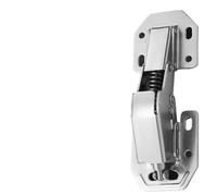 1 cerniera a ponte ispessita montata in superficie for porta dell'armadio con smorzamento idraulico, funzionamento silenzioso e punzone(3-inch punch-free hinge)