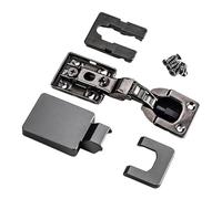 1. Cerniera a scomparsa ammortizzatore idraulico resistente con chiusura ammortizzatore a tensione regolabile per movimento silenzioso della porta dell'armadio, cerniera idraulica silenziosa per