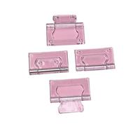 1 cerniera trasparente for piccola porta in legno, cerniera silenziosa for porta for animali domestici, ferramenta richiesta(45mm transparent shaft core)
