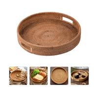 1 cestino portafrutta multiuso in rattan intrecciato a mano