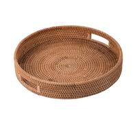 1 cestino portafrutta multiuso in rattan intrecciato a mano