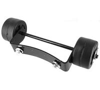 1 CF Di SET RUOTE PER STUFA PATIO NERA HSS-A-PC