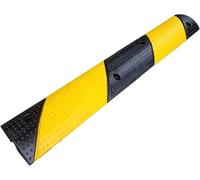1 Channel Hose Rubber Cable Floor Cover, Rubber Cable Protector, Wire Cord Ramp Traffic Speed Bumps Driveway Hose Cable Ramp Protective Cover(A)