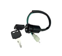 1 chiave di blocco accensione moto con interruttore di avviamento a 4 fili, serrature Fit For porte, interruttore maschio Fit For bici da spiaggia, adatto Fit For 50, 70, 90, 110, 150, 250 cc