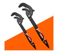 1 chiave inglese in acciaio ad alto tenore di carbonio, multifunzionale, regolabile, autobloccante, chiave a forchetta, strumento di riparazione manuale(60MM)