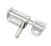 1 chiavistello scorrevole in acciaio inossidabile for impieghi gravosi - for porte di capannoni, fienili e recinzioni - Soluzione di sicurezza for interni/esterni