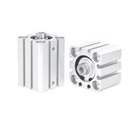 1 cilindro compatto: tipo standard a doppia azione, stelo singolo serie CQS, CDQSB12/16-5/10/15/20/25/30/35/40/46/50.(Stroke 45mm,Bore 12mm)