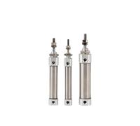 1 cilindro pneumatico in acciaio inossidabile PB Mini PB10, PB12, PB16x5/10/15/20/25/30/35/40/45/50/60/70/75/80/90/100/125/150/175/200(Stroke 20mm,PB10)