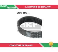 Cinghia trapezoidale multirighe VKMV 6PK1621 SKF per VOLVO OPEL HONDA VW SUBARU