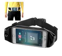 1 cintura porta cellulare, marsupio sportivo da donna, accessori da corsa, marsupio, marsupio sportivo, borsa per cellulare, unisex, colore nero, Nero , alla moda