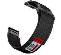 Cinturino in nylon per Garmin Fenix 8 Black 26 mm
