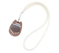 1 ciondolo a forma di pianoforte Kalimba a forma di pollice a 8 tasti, può suonare il suono per gli amici