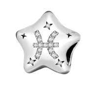 1 ciondolo alla moda a forma di stelle, dodici costellazioni, perline, adatto per gioielli fai da te e abbigliamento quotidiano, decorazione regalo per le donne