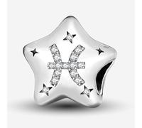 1 ciondolo alla moda in argento Sterling a forma di stelle, dodici costellazioni, perline, adatto per gioielli fai da te e decorazione per abbigliamento quotidiano, regalo per le donne