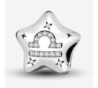 1 ciondolo alla moda in argento Sterling a forma di stelle, dodici costellazioni, perline, adatto per gioielli fai da te e decorazione per abbigliamento quotidiano, regalo per le donne
