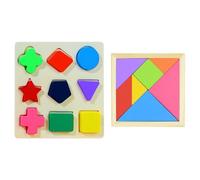 1 Classificatore di Forme, Puzzle Educativo per Bambini 2-3 Anni