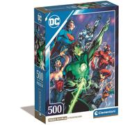 #1 Clementoni HQC DC Comics Compact Box Puzzle da 500 pezzi Gioco resistente e d