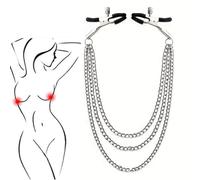 1 clip in silicone per collana a doppia estremità per un gioco intimo migliorato