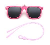 1 clip per occhiali da sole, 1 cordino, pratica clip per occhiali, occhiali da sole polarizzati, clip per occhiali da sole reversibili, clip per occhiali da sole non smontabili, clip per occhiali da