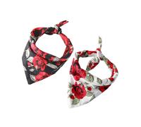 1 collare per animali domestici con motivo rosa, bavaglino per cani, bellissimo