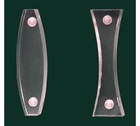 1 colonna magnetica concava-convessa per dimostrazione della convergenza della luce, diffusione della luce, strumenti didattici e strumenti per la fisica delle scuole medie, esperimenti ottici per