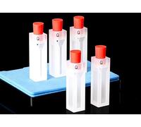 1 colorimetro a cuvetta ultramicro chiusa al quarzo - resistente agli acidi e agli alcali, lunghezza del percorso 10 mm, volume 350 µL-1,75 mL((04)700ul)